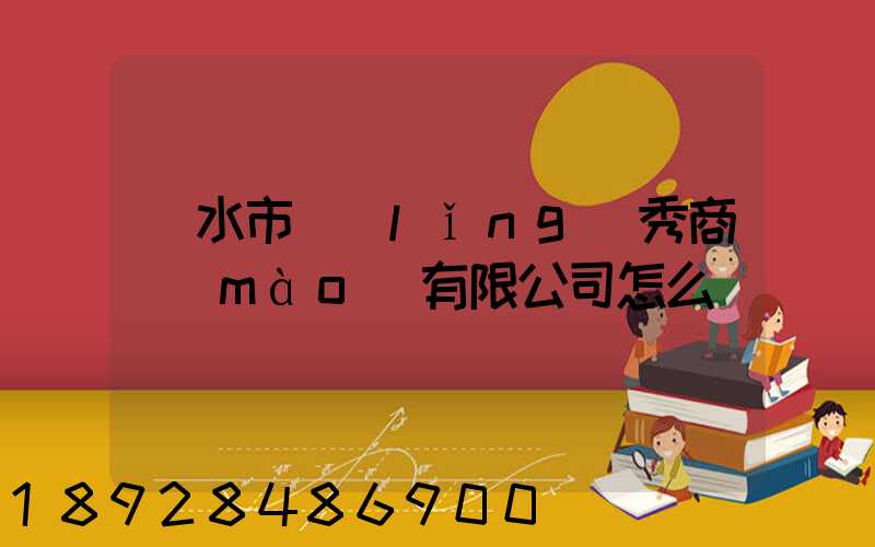 麗水市領(lǐng)秀商貿(mào)有限公司怎么樣